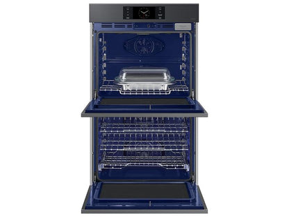Samsung NV51CG700DMTAA Bespoke 30" Matte Black Steel Double Wall Oven with AI Pro Cooking™ Camera