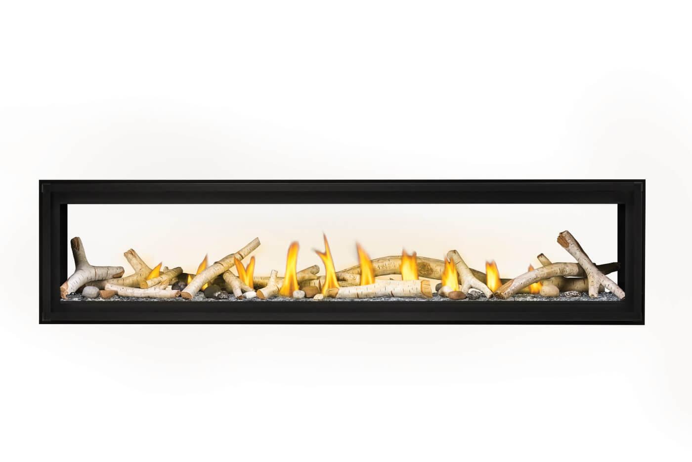 Napoleon Bbq LVX74N2X1 Luxuria 74 See Through Direct Vent Gas Fireplace