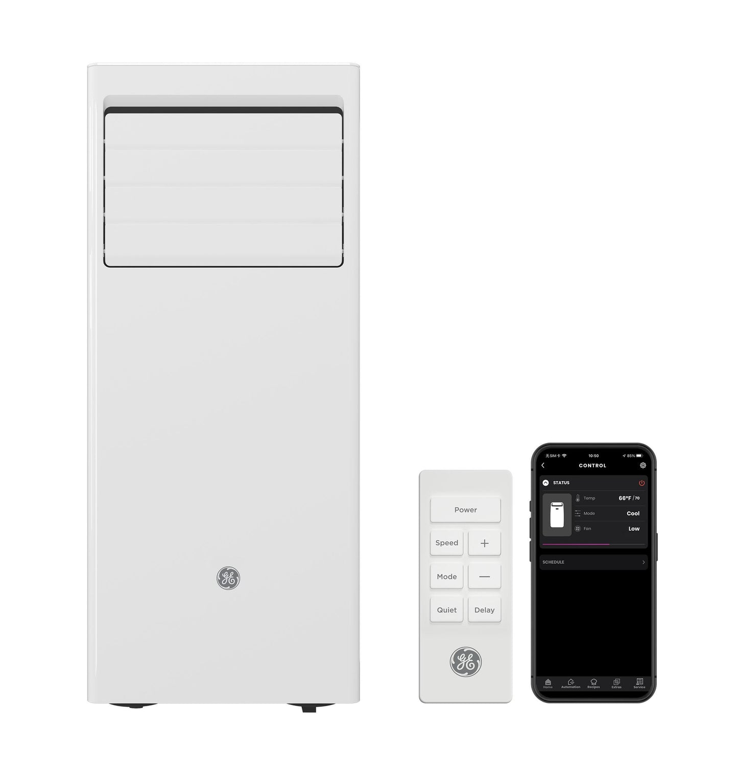 APHS05BWF GE® 5,000 BTU DOE SACC Portable Air Conditioner for Small Rooms up to 150 sq. ft.