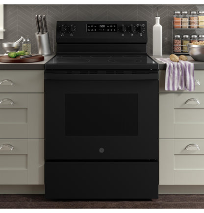 GRF500PVBB GE® ENERGY STAR® 30" Free-Standing Electric Range with Crisp Mode