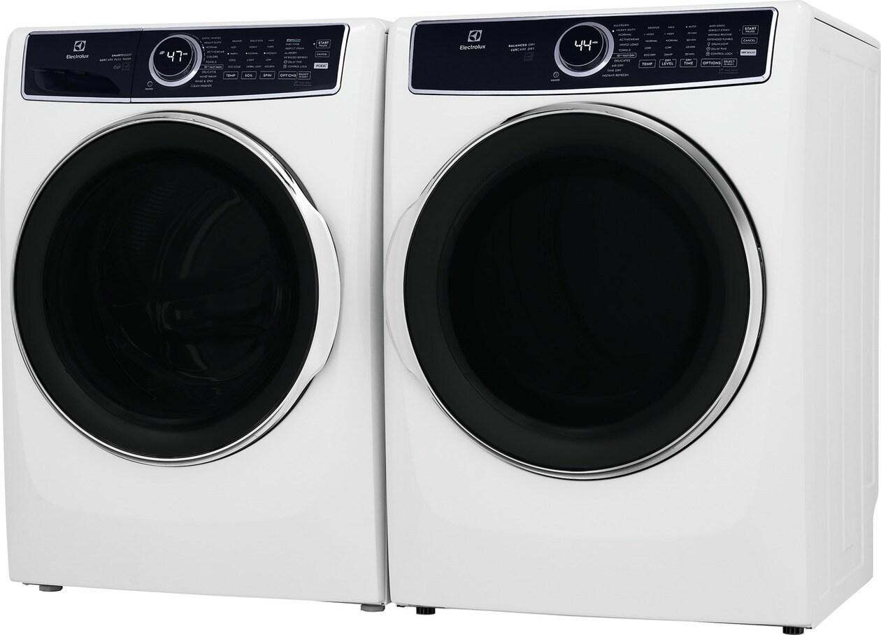 ELFE7637AW Electrolux Front Load Perfect Steam™ Electric Dryer with Balanced Dry™ and Instant Refresh - 8.0 Cu. Ft.