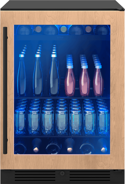 Zephyr PRB24C01CPG Presrv Bev Cooler, 24in UC, Panel Ready+Gls, 1Z