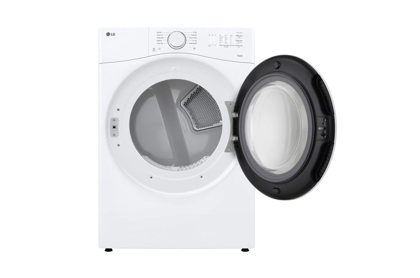 Lg DLE3420W 7.4 cu. ft. Ultra Large Capacity Smart Front Load Electric Dryer