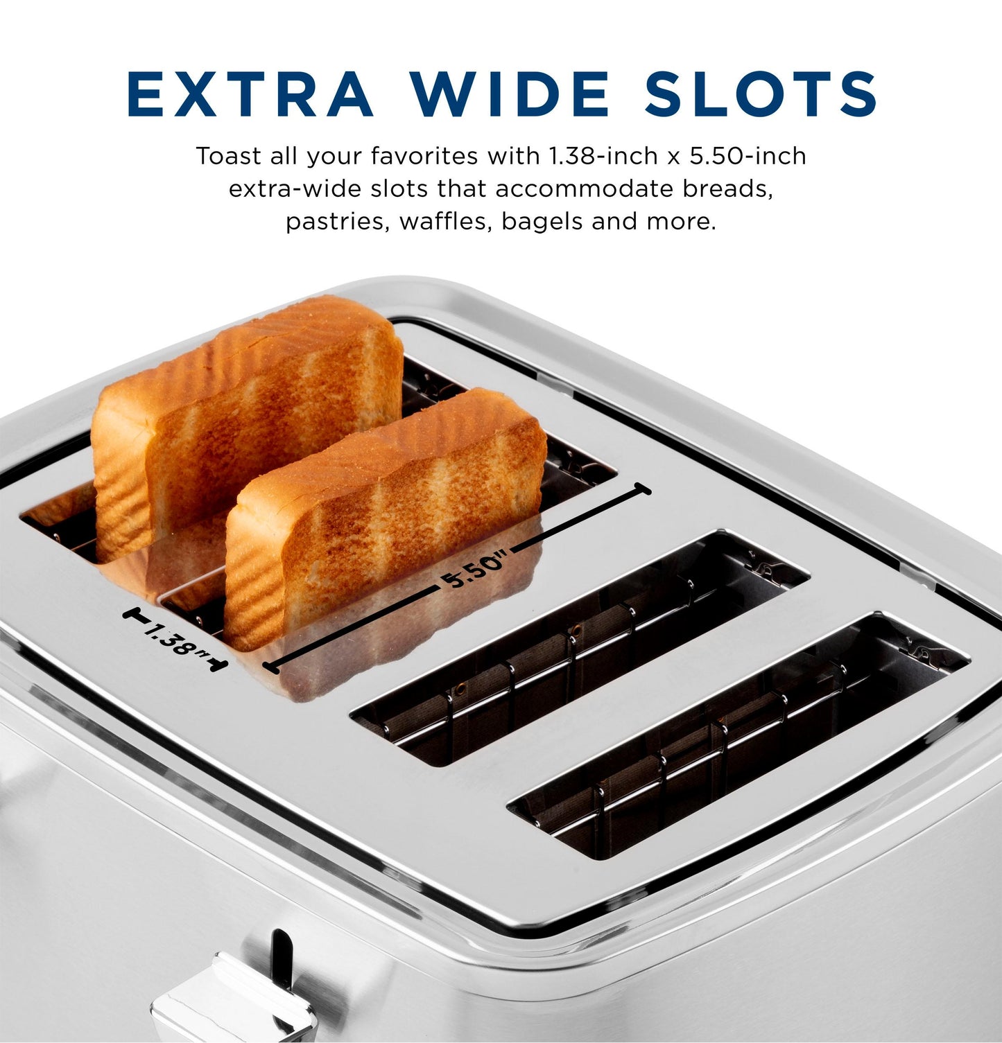 G9TMA4SSPSS GE 4-Slice Toaster