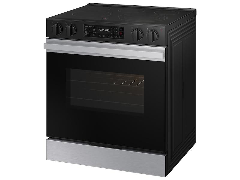 Samsung NSE6DG8300SR Bespoke 6.3 cu. ft. Smart Slide-In Electric Range with Air Fry & Precision Knobs in Stainless Steel