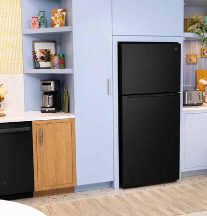 GPS21KGZBB GE® 21 Cu. Ft. Garage Ready Top-Freezer Refrigerator