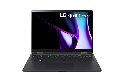 16T90SPGADB8U1 LG gram Pro 16 Inch 2-in-1 Thin and Lightweight Laptop, Intel® Evo™ Edition - AI-enabled Intel® Core™ Ultra 7 processor, Windows 11 Home, 32GB RAM, 1TB SSD, Black