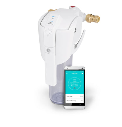 GXWH70M GE® Smart Whole House Leak Detection & Water Filtration System