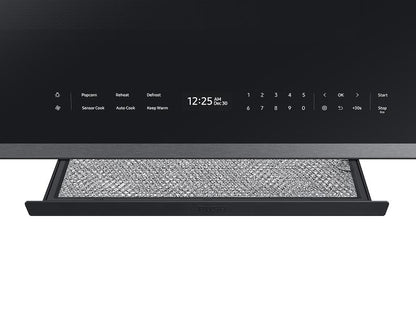 Samsung ME21DG6700SR Bespoke 2.1 cu. ft. Over-the-Range Microwave with Auto Dimming Glass Touch Controls in Fingerprint Resistant Stainless Steel