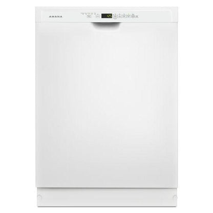 Dishwasher with Stainless Steel Interior - white