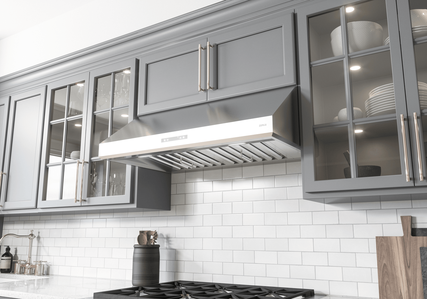 Zephyr AK7300AS Tidal I Connect 11in UC, 30in, SS, LED, ACT