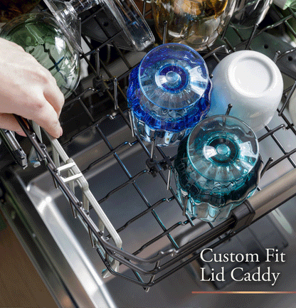 Cafe CDT888P4VW2 CAF(EBACK)™ CustomFit ENERGY STAR Stainless Interior Smart Dishwasher with Ultra Wash Top Rack and Dual Convection Ultra Dry, LED Lights, 39 dBA