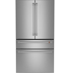 Cafe CGE29DP2TS1 Caf(eback)™ ENERGY STAR® 28.7 Cu. Ft. Smart 4-Door French-Door Refrigerator With Dual-Dispense AutoFill Pitcher