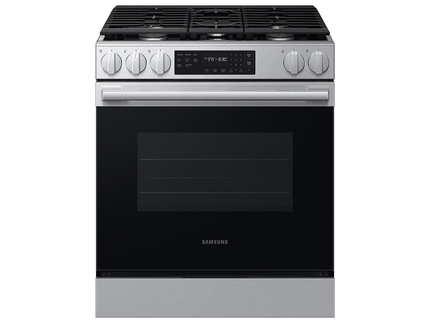 Samsung NSG70H60SR Bespoke Smart Slide-in Gas Range Pro Style Design  Air Fry Max  Precision Knobs