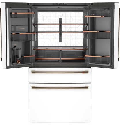 Cafe CJE23DP4WW2 CAF(EBACK)™ ENERGY STAR® 23.2 Cu. Ft. Smart Counter-Depth 4-Door French-Door Refrigerator With Dual-Dispense AutoFill Pitcher