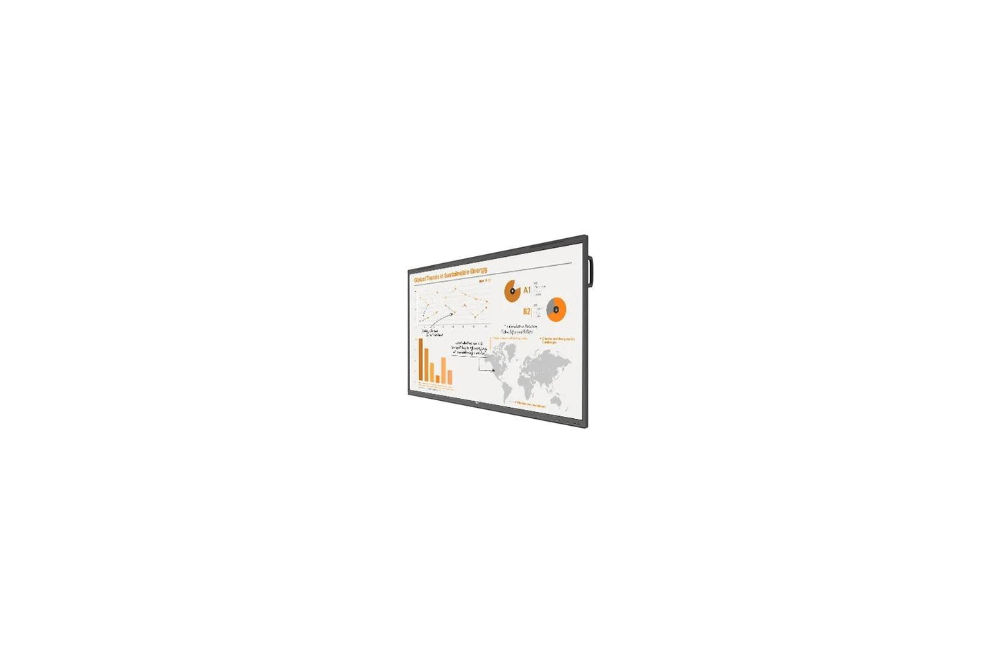 Lg 65TR3PNB 65'' CreateBoard Pro Smart Board with Google Mobile Services and Built-in AI