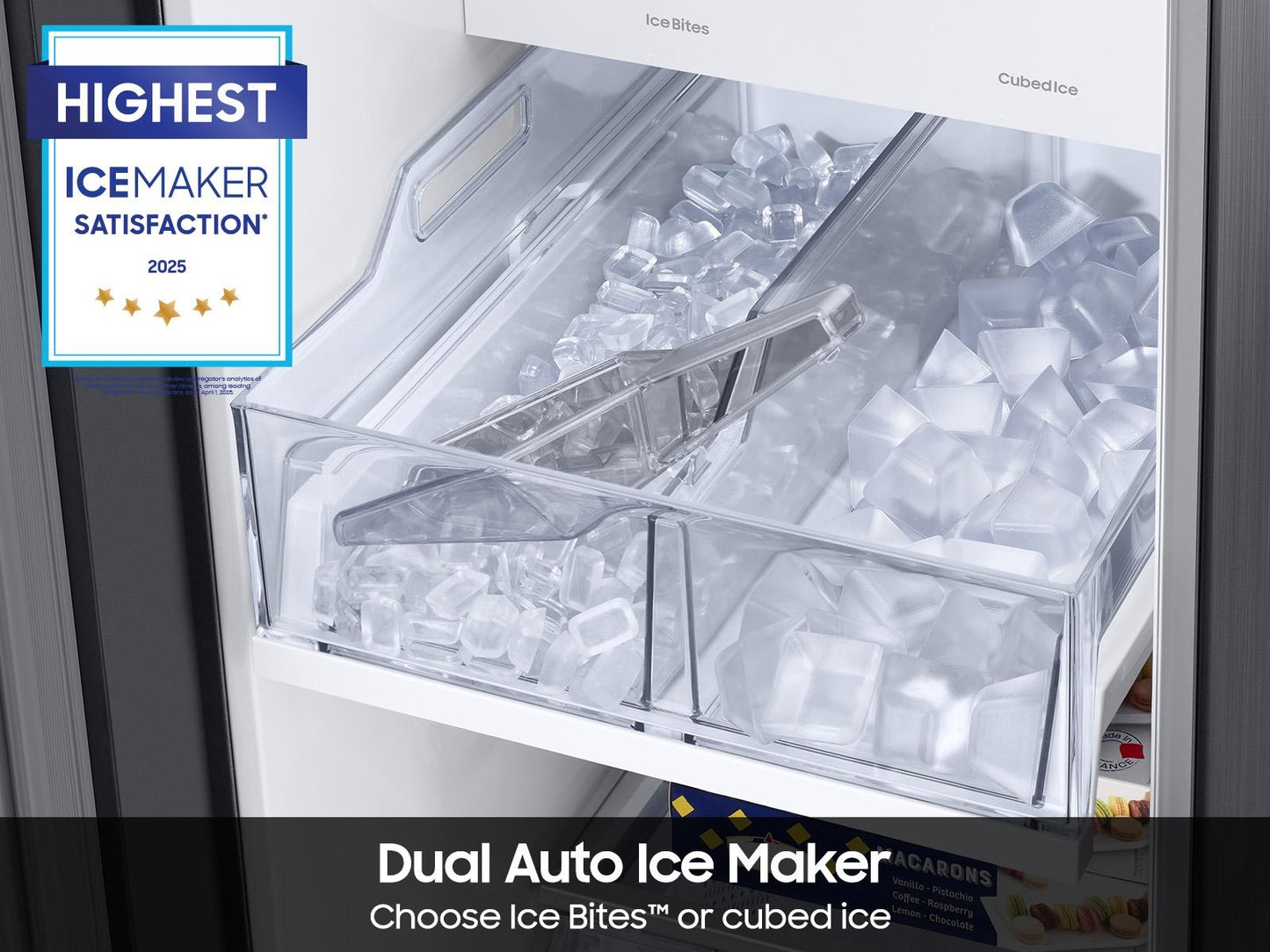 Samsung RS28CB760012 Bespoke AI Side-by-Side Inner Beverage Center™  Auto Open Door  28 cu.ft.