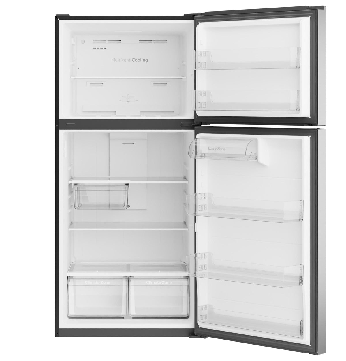 GPS19KYZFS GE 19 Cu. Ft. Garage Ready Top-Freezer Refrigerator
