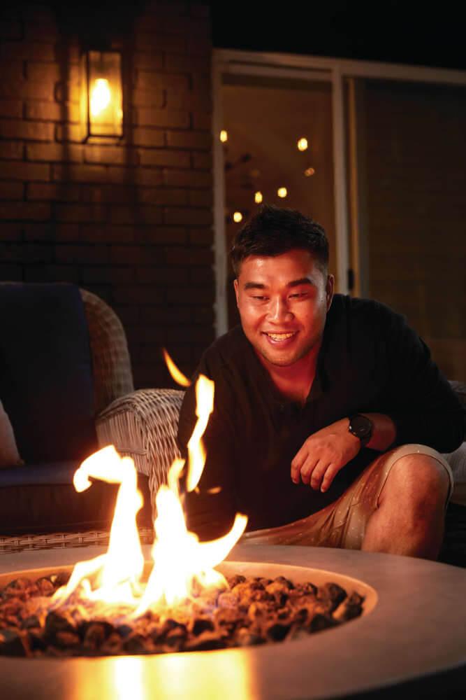 Napoleon Bbq GPFCCN36 Nexus 36 Patioflame Table Fire Table, Grey