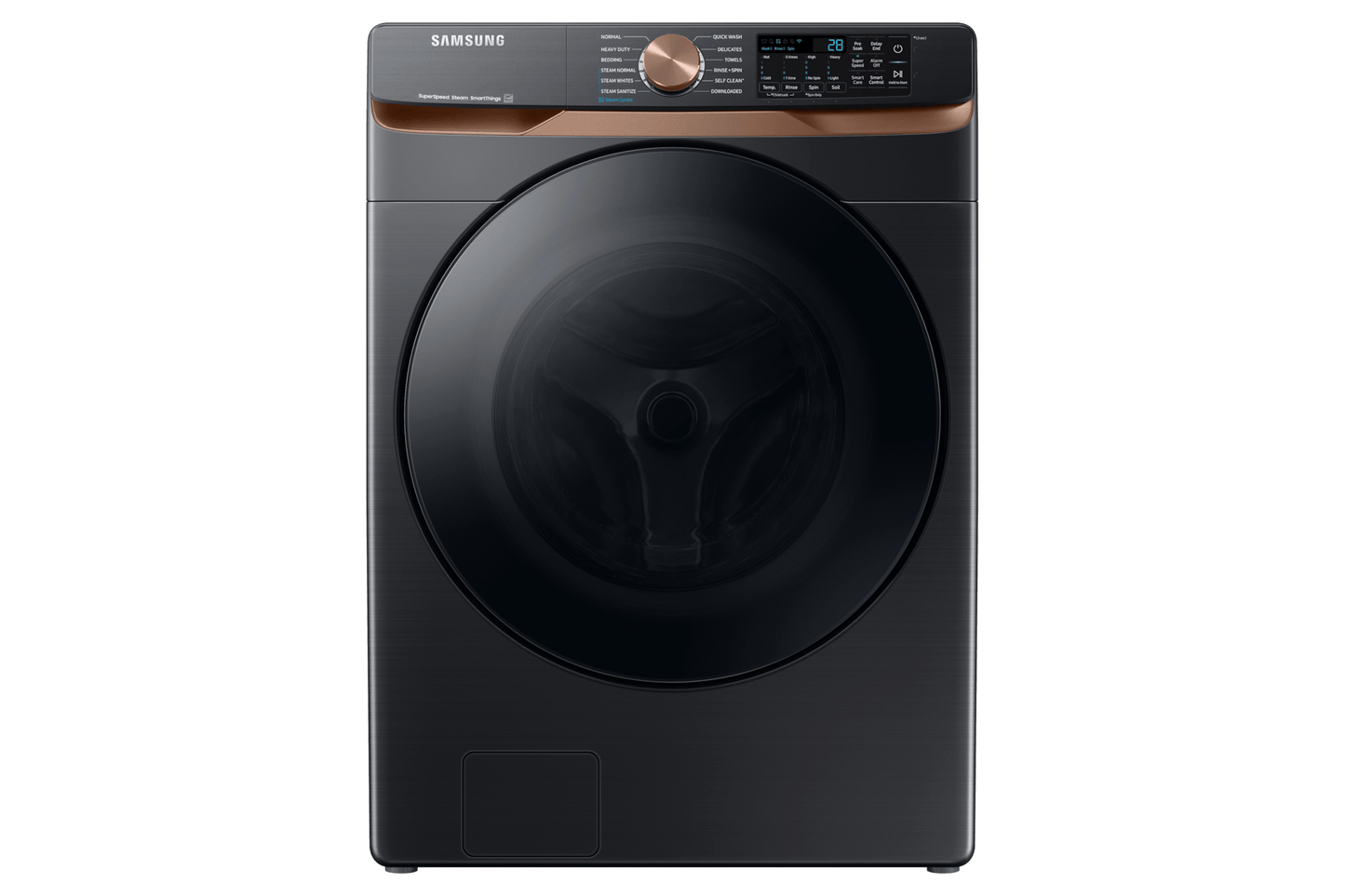 Samsung WF50BG8300AV Front Load Washer Super Speed Wash  Steam Wash  5.0 cu.ft.