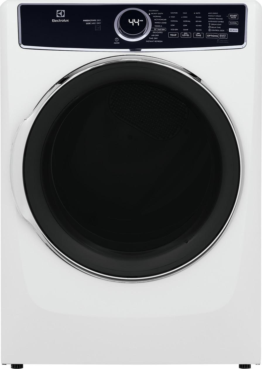 ELFG7637AW Electrolux Front Load Perfect Steam™ Gas Dryer with LuxCare® Dry and Instant Refresh - 8.0 Cu. Ft.