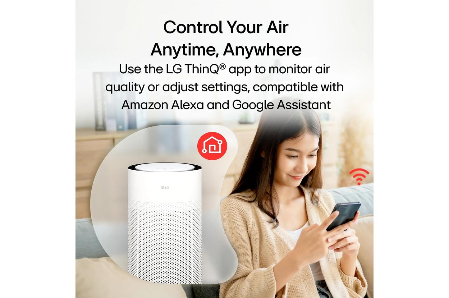 AS351GW30 LG Puricare™ AeroHit with True HEPA Filter