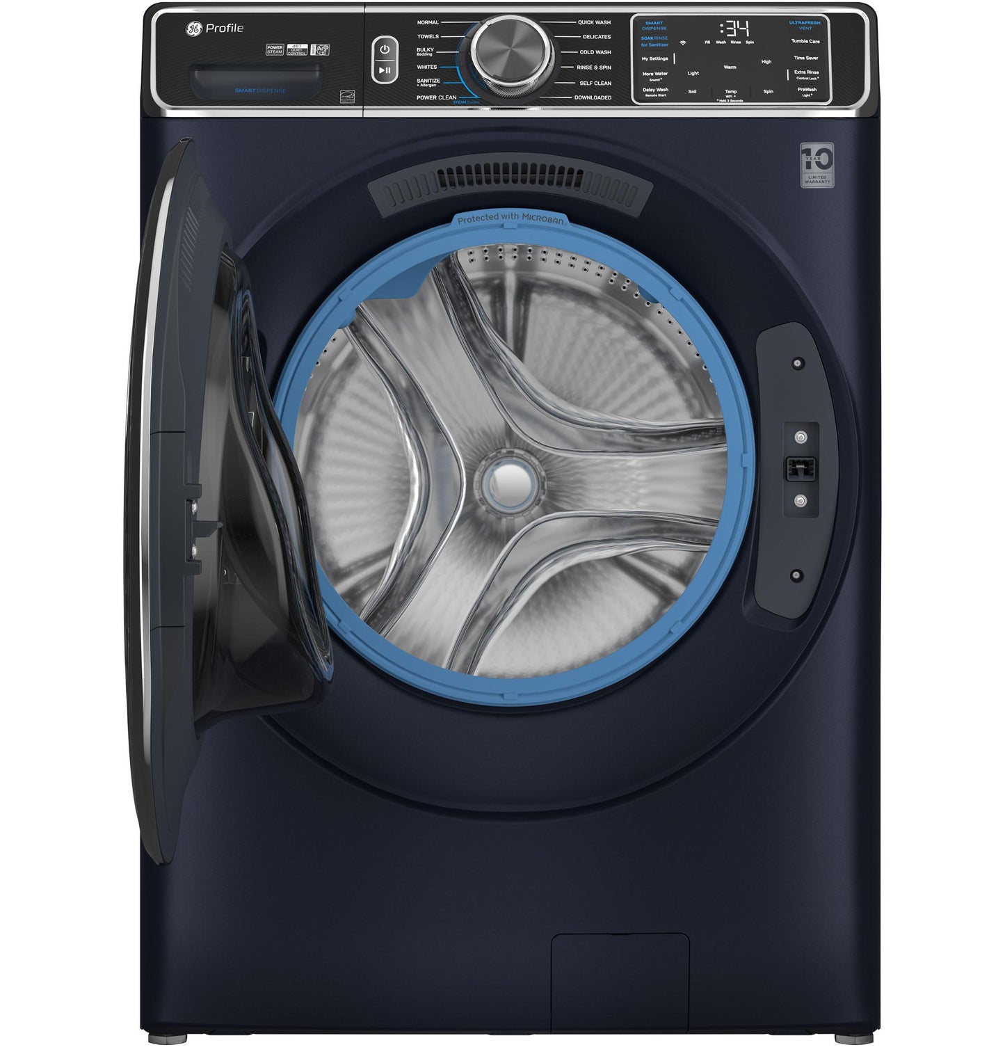 PFW870SPVRS GE Profile™ 5.3 cu. ft. Capacity Smart Front Load ENERGY STAR® Washer with UltraFresh™ Vent System+ with OdorBlock™