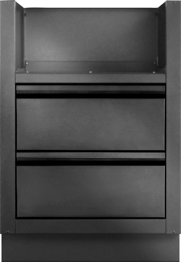 Napoleon Bbq IMUGC18MK1 OASIS Under Grill Cabinet for Built-in 700 Series Dual Burners, Matte/Matt Black