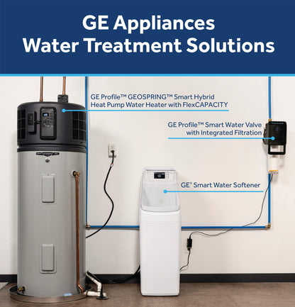 GXSH45W GE® Smart Water Softener 45,000 Grain Capacity