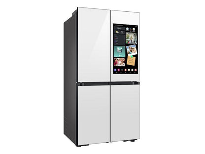 Samsung RF29DB990012 Bespoke 4-Door Flex™ Refrigerator (29 cu. ft.) with AI Family Hub+™ and AI Vision Inside™ in White Glass