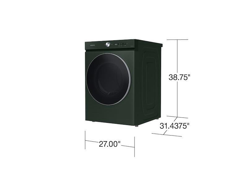 Samsung DVG53BB8900G Bespoke 7.6 cu. ft. Ultra Capacity Gas Dryer with AI Optimal Dry and Super Speed Dry in Forest Green