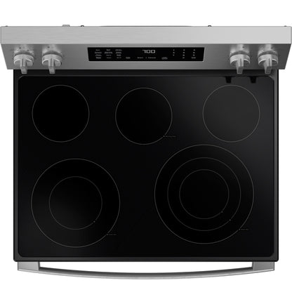 PRF700AYFS GE Profile™ ENERGY STAR® 30" Smart Free-Standing Electric Convection Range with No Preheat Air Fry and EasyWash™ Oven Tray