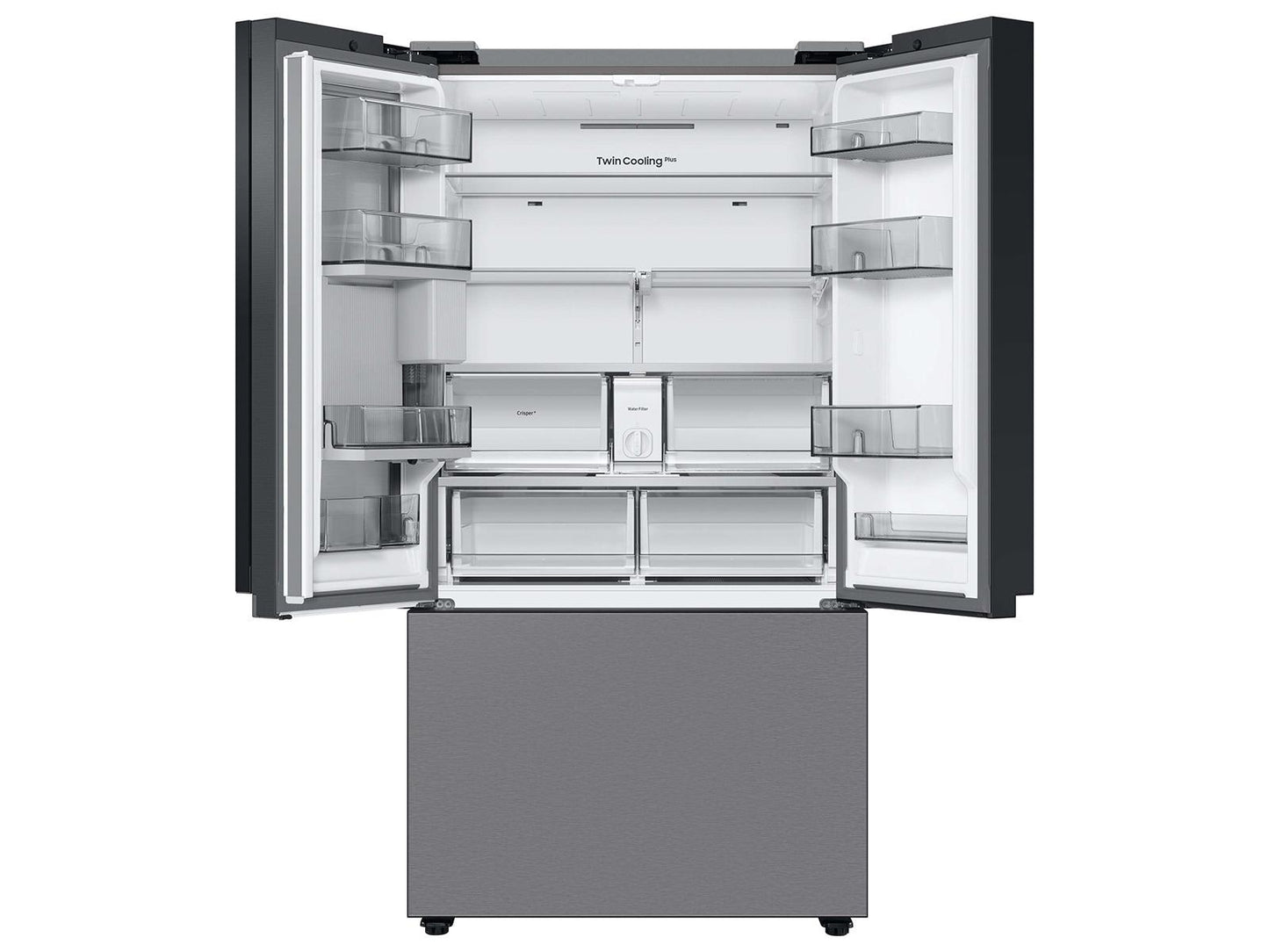 Samsung RF24BB6600QL Bespoke AI 3-Door French Door Beverage Center™  Dual Ice Maker  24 cu.ft.