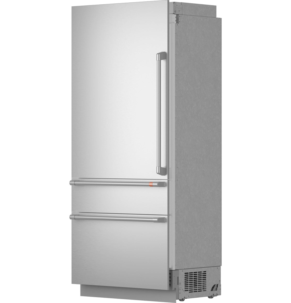CIC36LK6ZII CAFE™ 36" Panel-Ready Integrated Bottom-Freezer Refrigerator - Left Swing