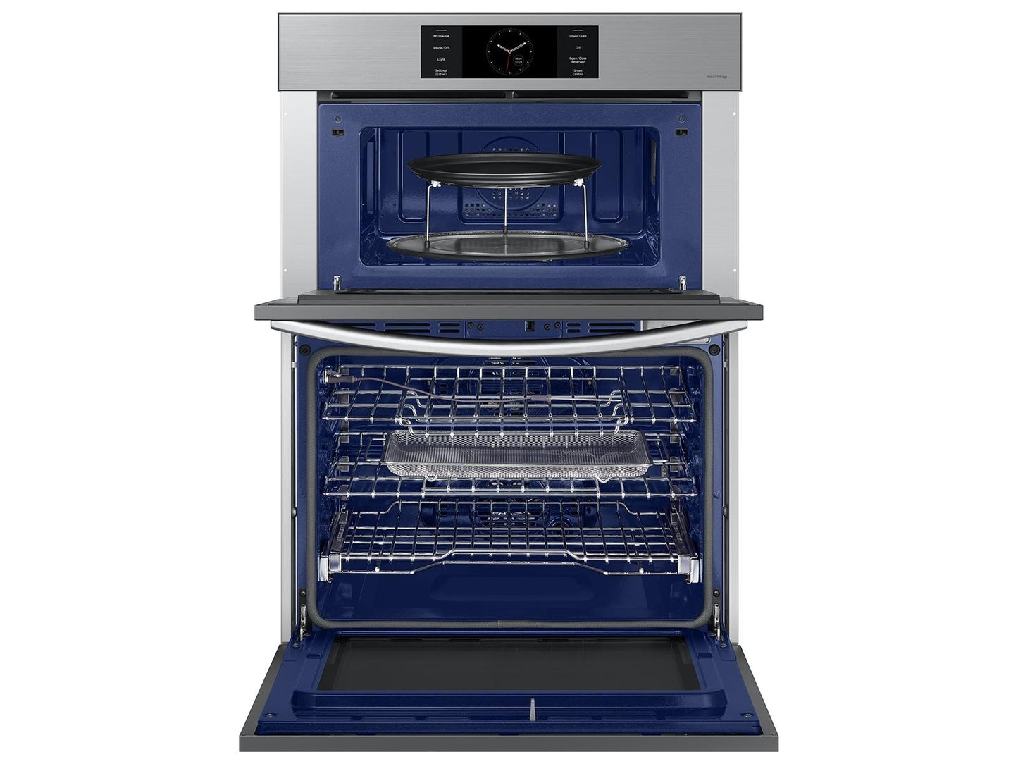 Samsung NQ70CG700DSR Bespoke Combi Wall Oven Dual Convection  Air Fry  1.9 cu.ft. & 5.1 cu.ft.