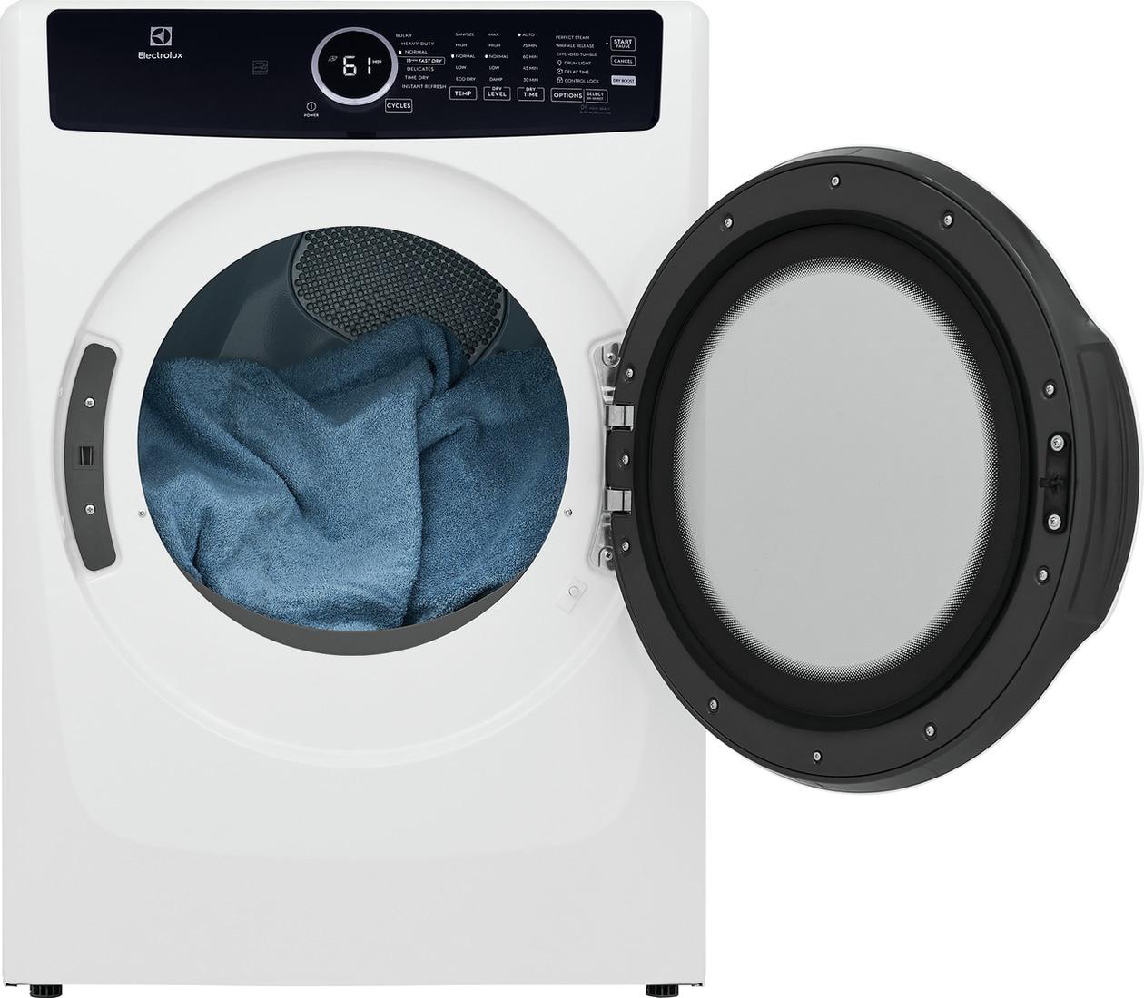 ELFG7437AW Electrolux Front Load Perfect Steam™ Gas Dryer with Instant Refresh - 8.0 Cu. Ft.