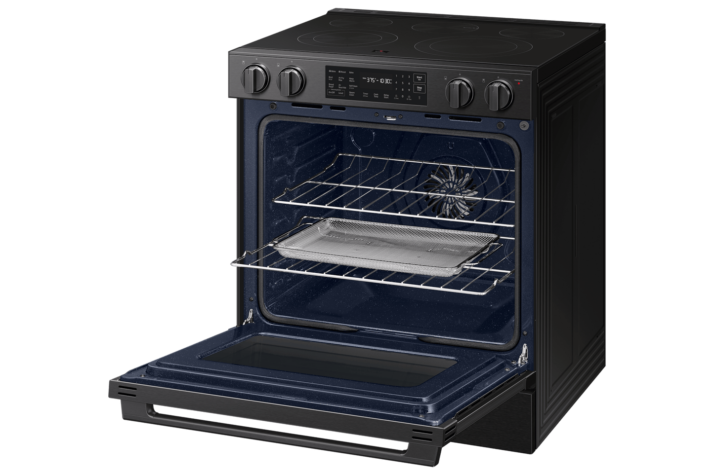 Samsung NSE80H63SE Bespoke Smart Slide-in Electric Range Pro Style Design  Air Fry Max  True Convection