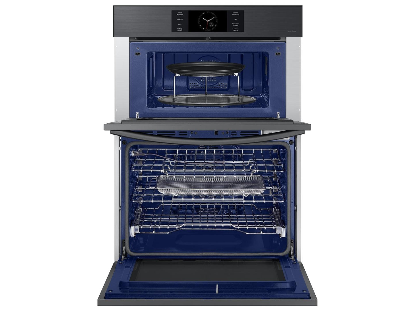 Samsung NQ70CG700DMT Bespoke Combi Wall Oven Dual Convection  Air Fry  1.9 cu.ft. & 5.1 cu.ft.