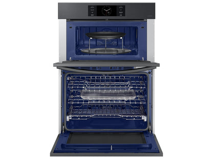 Samsung NQ70CG700DMT Bespoke Combi Wall Oven Dual Convection  Air Fry  1.9 cu.ft. & 5.1 cu.ft.