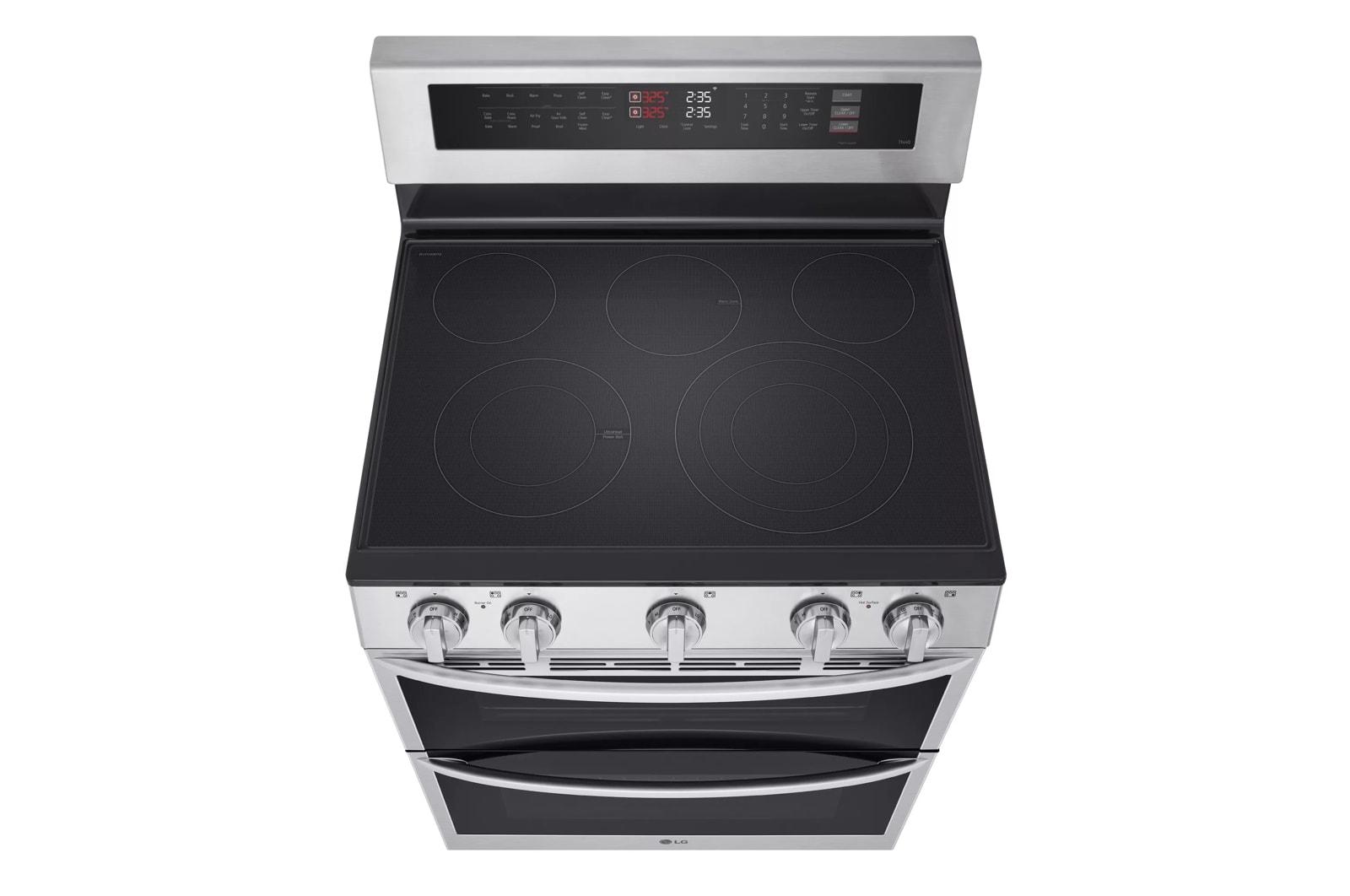 Lg LDEL7324SE 7.3 cu. ft. Smart Electric Double Oven Freestanding Range with ProBake Convection®, Air Fry & Air Sous Vide