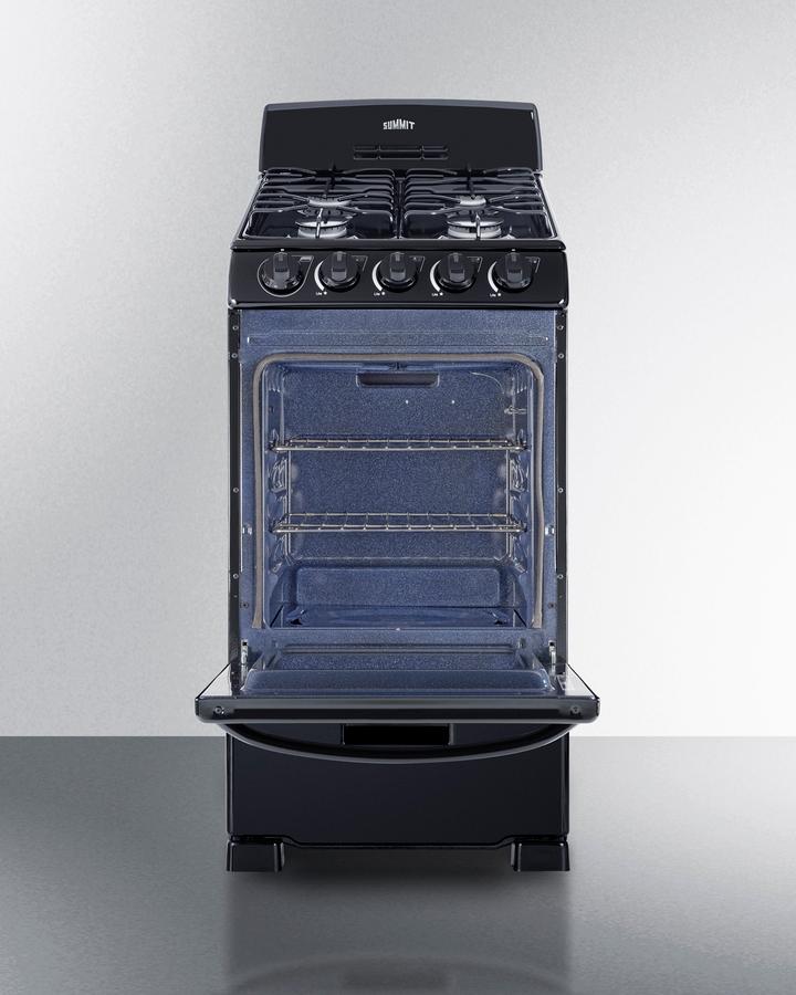 Summit RG201B 20" Wide Gas Range