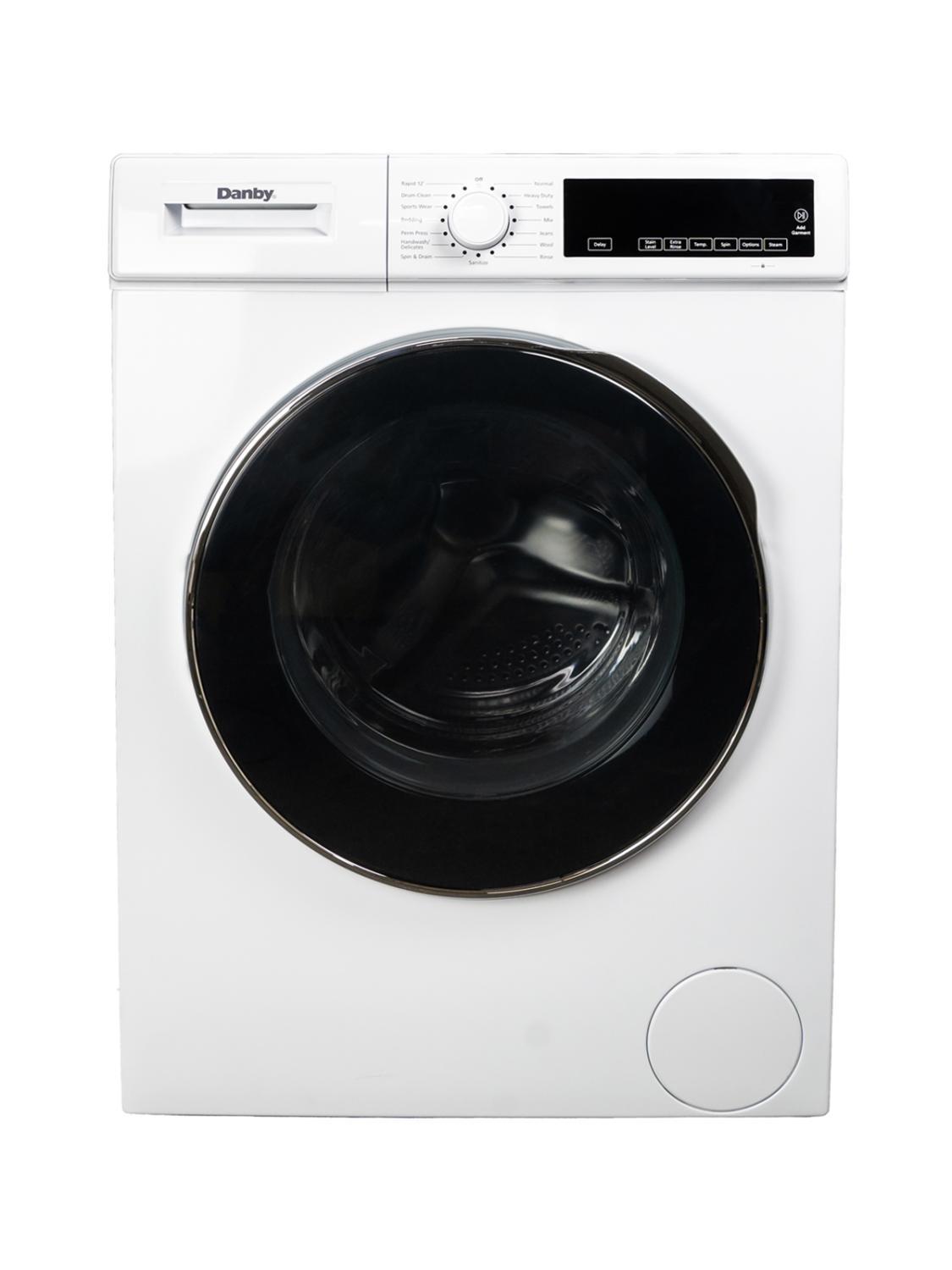 DWM022D3WDB Danby 24-inch, 2.2 cu. ft. Stackable Front Load Washer with Steam in White