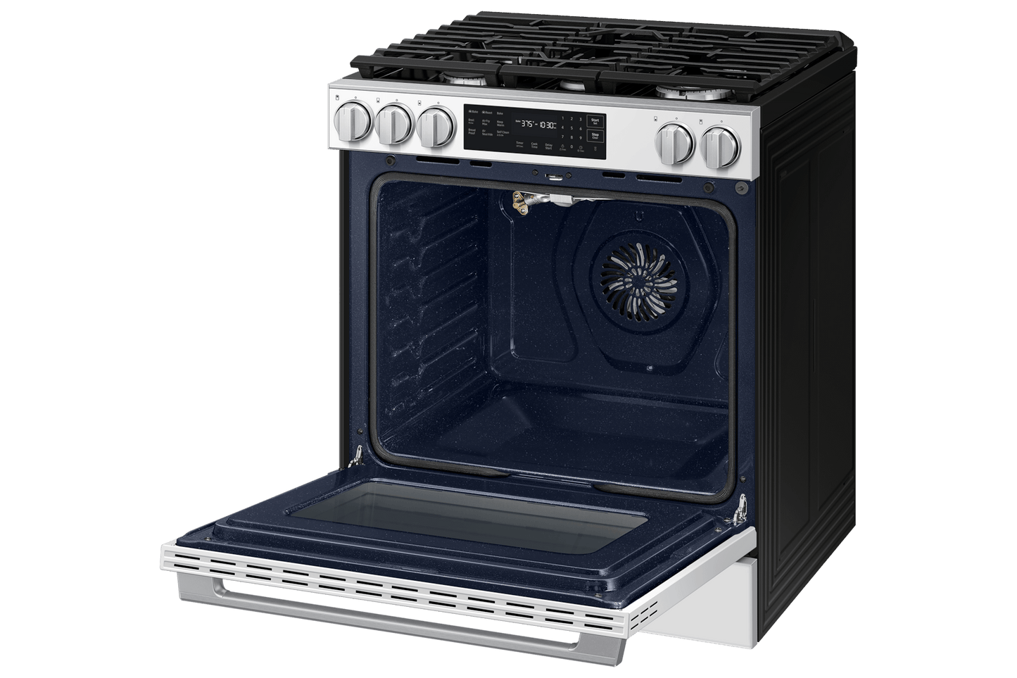 Samsung NSG80H60SW Bespoke Smart Slide-in Gas Range Pro Style Design  Air Fry Max  True Convection