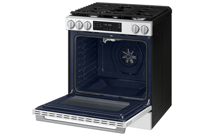 Samsung NSG80H60SW Bespoke Smart Slide-in Gas Range Pro Style Design  Air Fry Max  True Convection