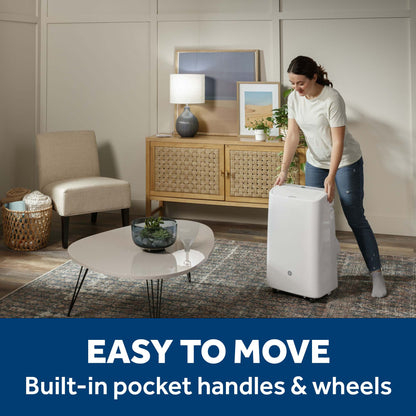 APLS08WWF GE® 8,000 BTU Class Smart Portable Air Conditioner for Medium Rooms up to 350 sq ft. (8,100 BTU DOE)