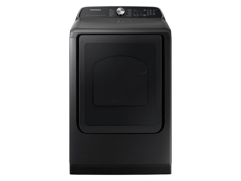 Samsung DVG55CG7100VA3 7.4 cu. ft. Smart Gas Dryer with Steam Sanitize+ in Brushed Black