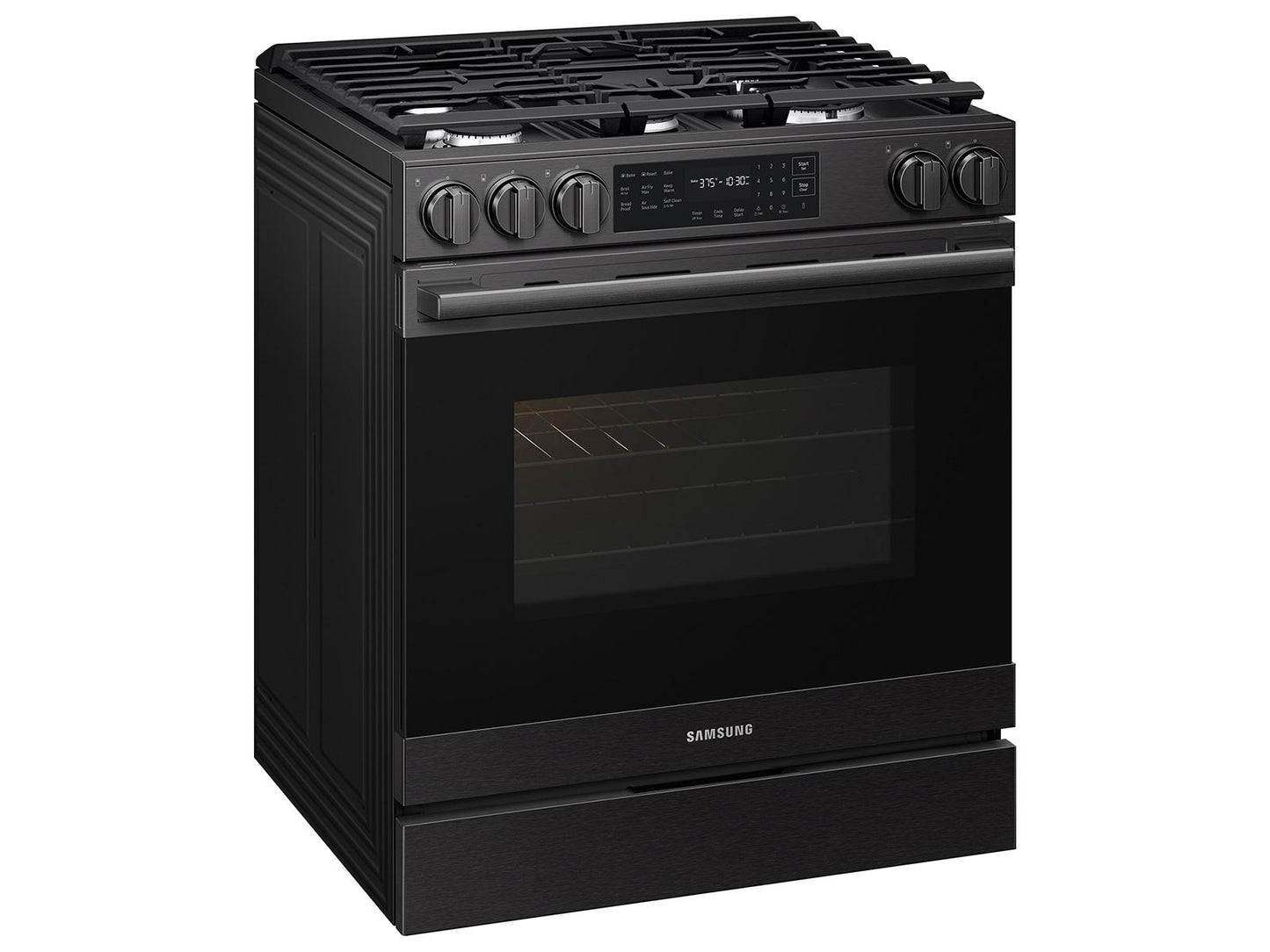 Samsung NSG80H60SE Bespoke Smart Slide-in Gas Range Pro Style Design  Air Fry Max  True Convection