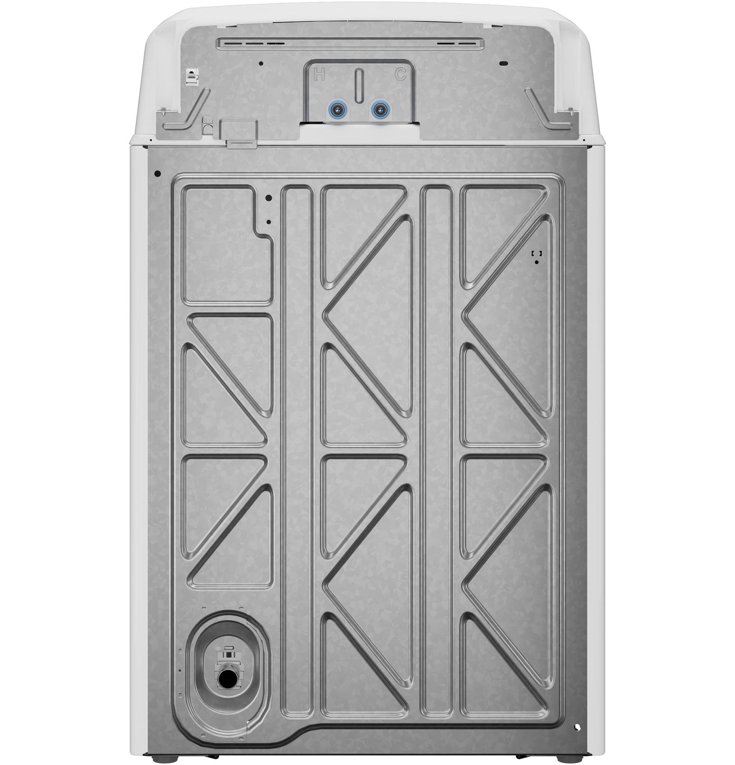 GTW385ASWWS GE® 4.3 cu. ft. Capacity Washer with Stainless Steel Basket,Cold Plus and Water Level Control
