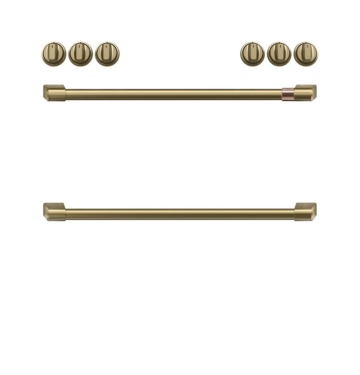 Cafe Caf(eback)™ Handle Kit - Range Brushed Brass