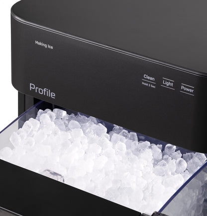 XPIO13SWBB GE Profile™ Opal™ 2.0 Ultra Nugget Ice Maker with Side Tank and Scale Inhibiting Filter